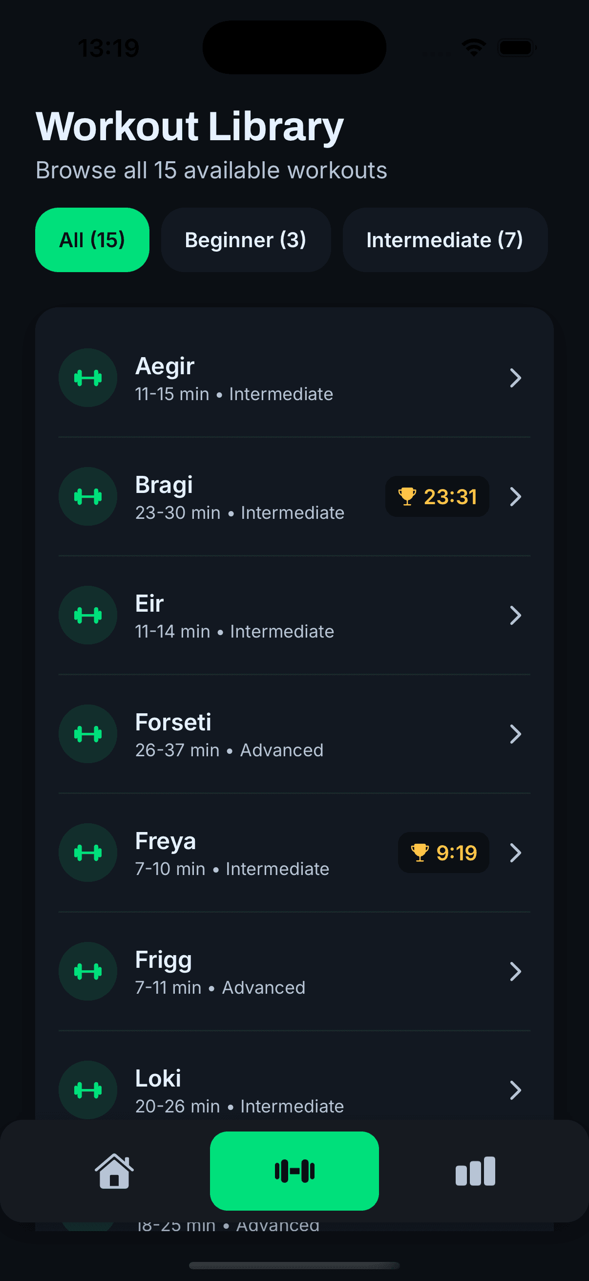 80+ Exercise Video Library